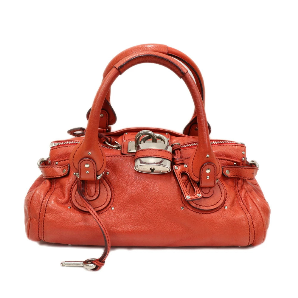 Chloe Paddington handbag leather orange